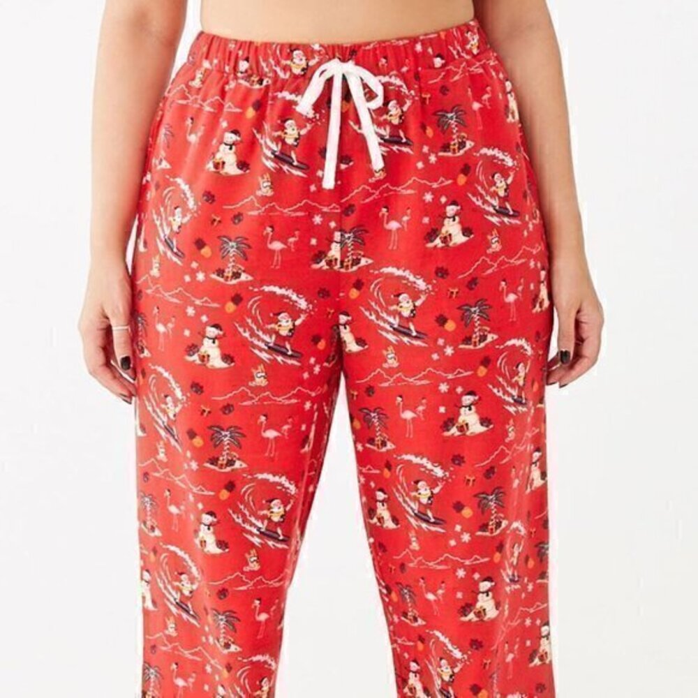 [Forever 21+] Santa Pajamas - Size 1X